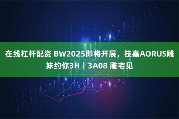 在线杠杆配资 BW2025即将开展，技嘉AORUS雕妹约你3H｜3A08 雕宅见