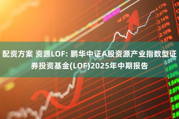 配资方案 资源LOF: 鹏华中证A股资源产业指数型证券投资基金(LOF)2025年中期报告