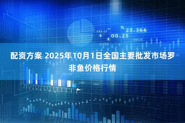 配资方案 2025年10月1日全国主要批发市场罗非鱼价格行情